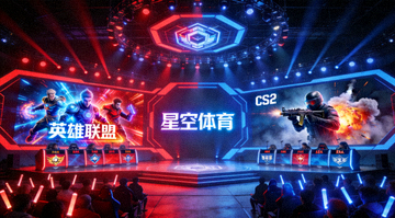 星空体育英雄联盟与CS2职业电竞比赛现场舞台
